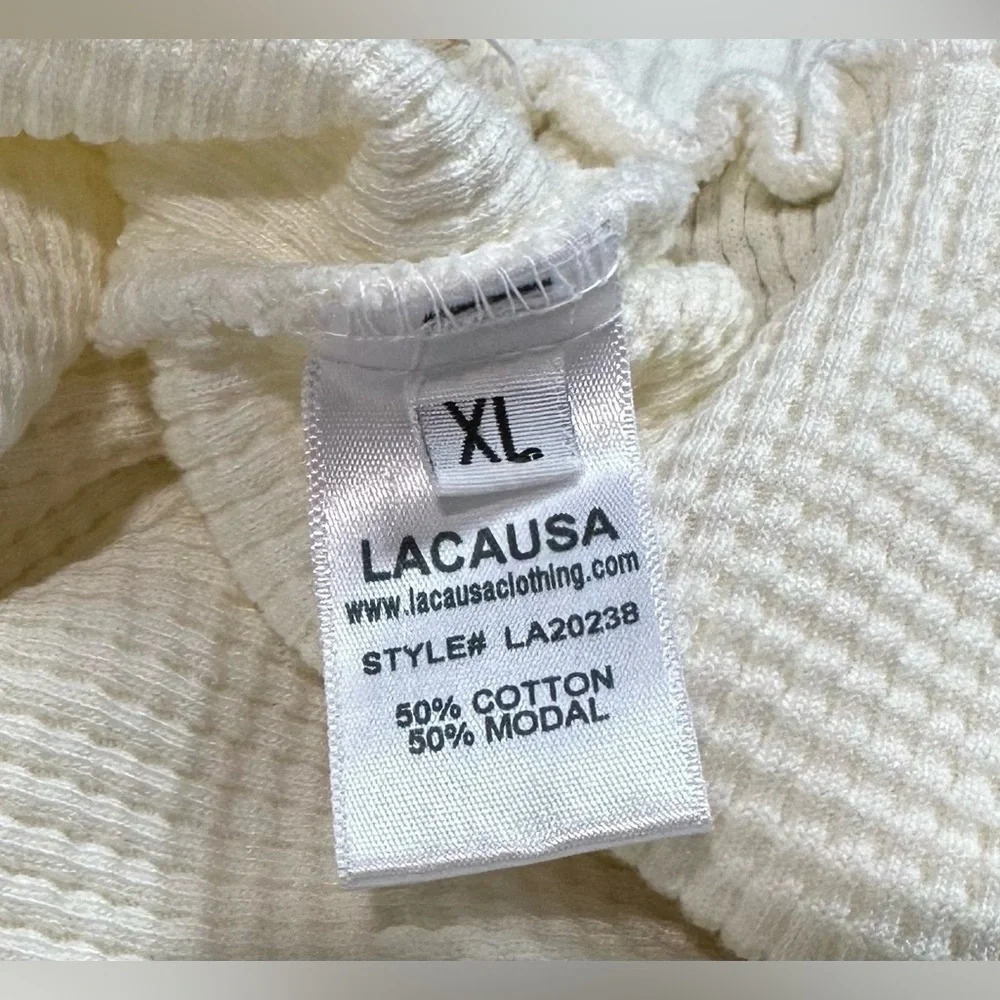 Lacausa Dakota Shorts Panna Cotta Nwt Size Xl - Picture 7 of 8